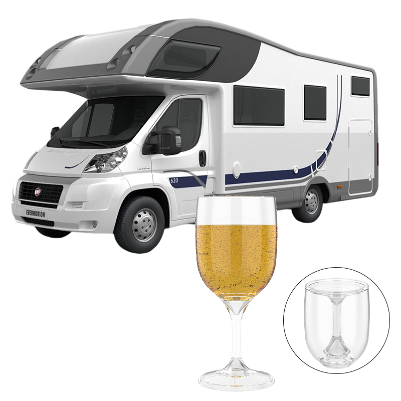 Wine & Beer Unlimited Spirits Photos - Copa de vino portátil para RV,