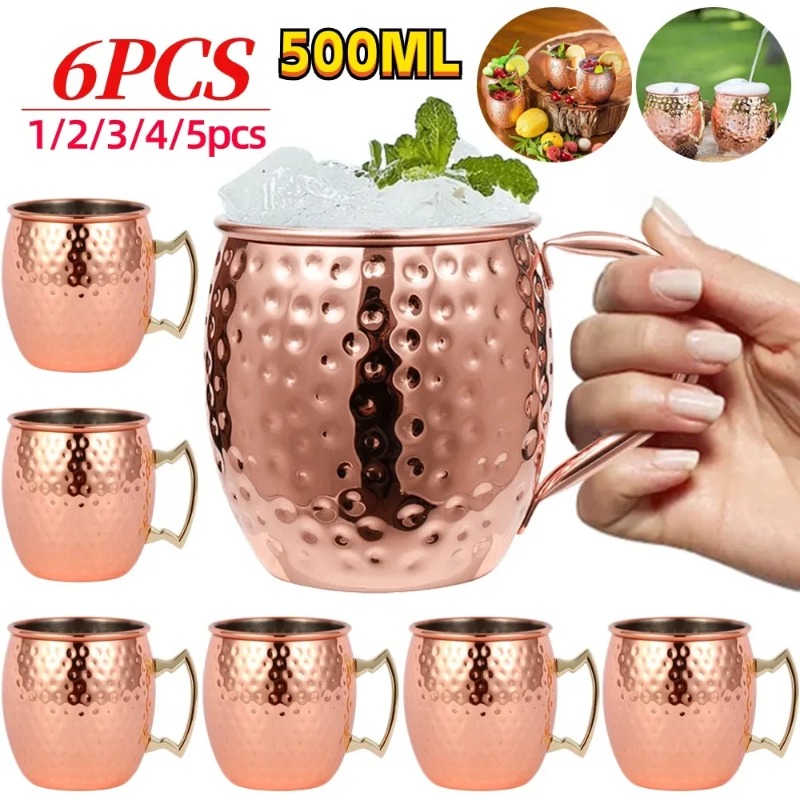 Wine Beer Cocktail - Juego de 1-6 Tazas para Cócteles,