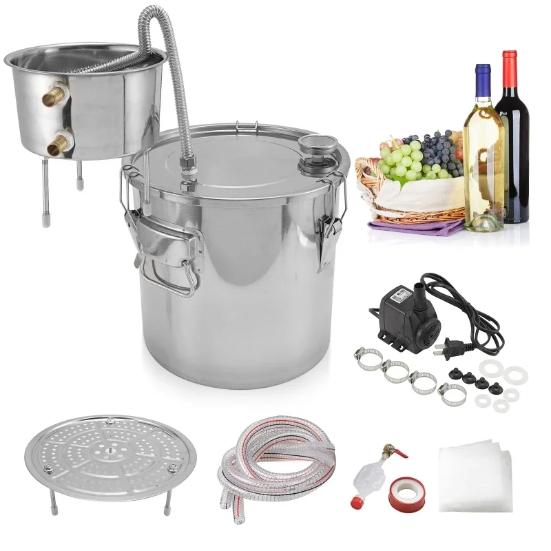 Beer Wine Kit - Destilador de Alcohol de 22L para