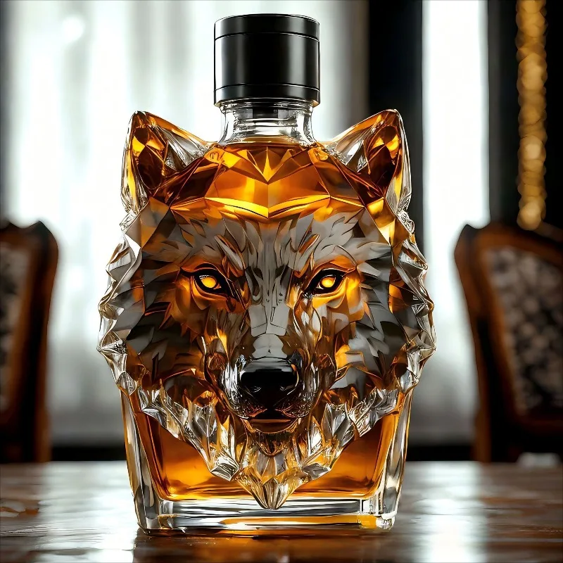 Botella de Licor con Forma de  - Wine Beer Spirits reseña y precio