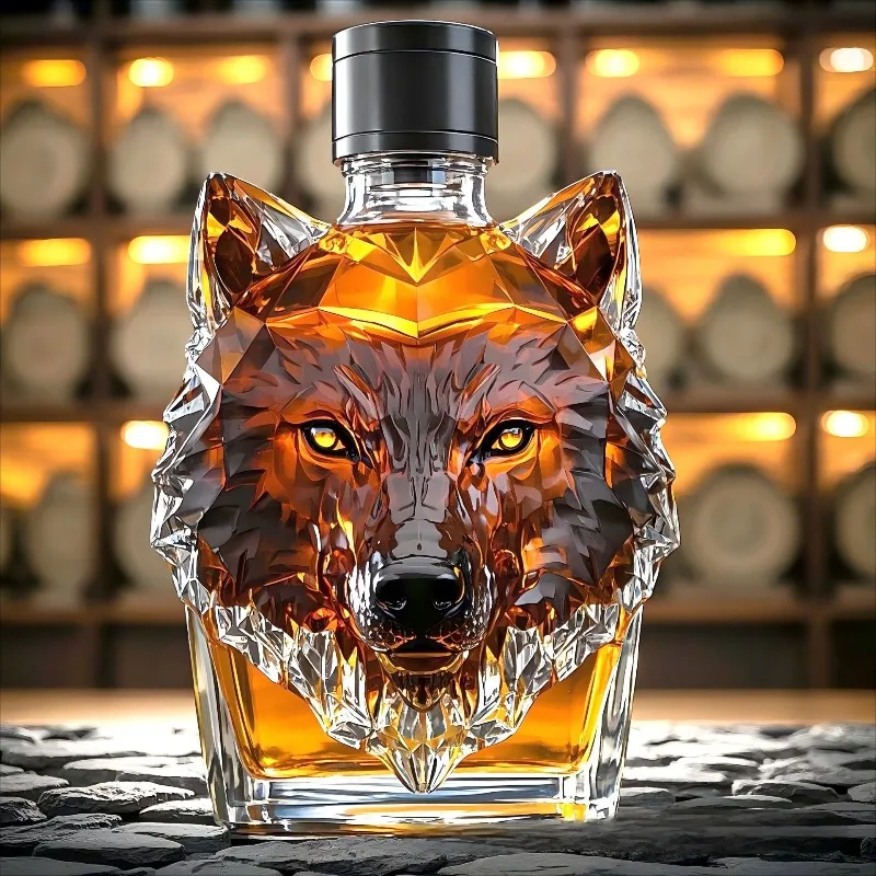 Botella de Licor con Forma de  - Wine Beer Spirits reseña y precio