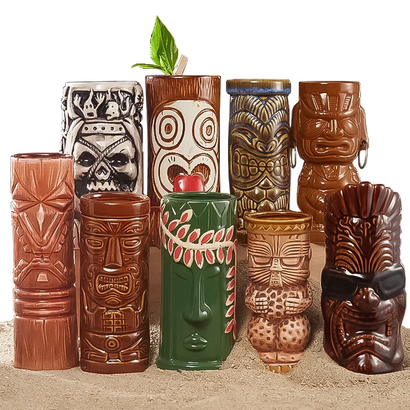 Taza Tiki hawaiana de 60 tipos - Wine Beer Cocktail reseña y precio