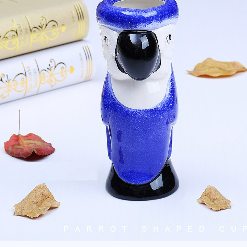 Tazas de cerámica de loro hawa - Wine Beer Cocktail reseña y precio