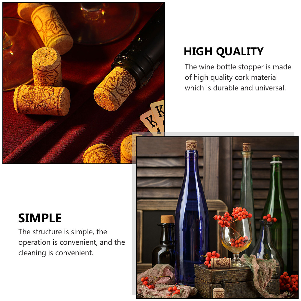 30 tapones de corcho para vino - Wine Beer Glass reseña y precio