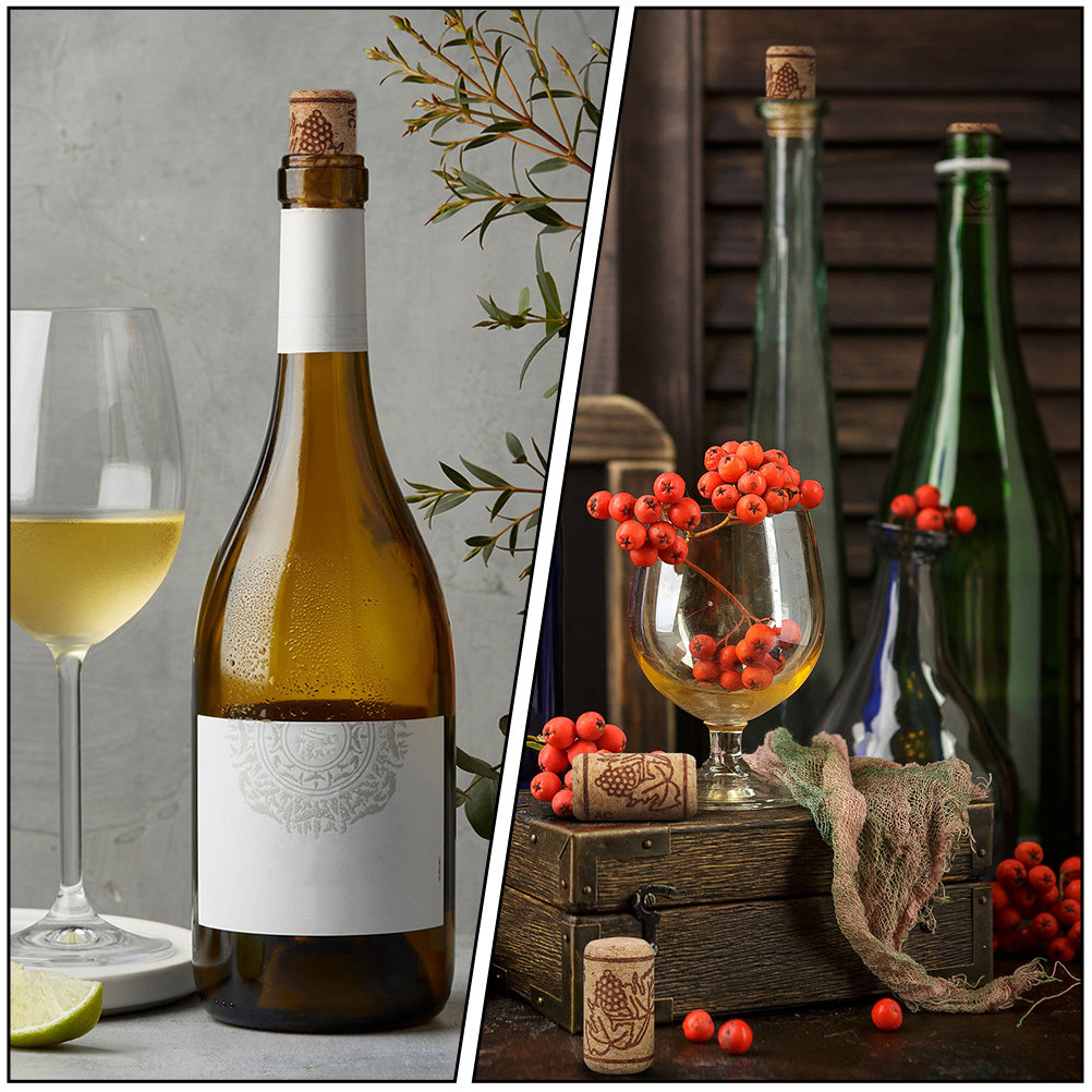 30 tapones de corcho para vino - Wine Beer Glass reseña y precio