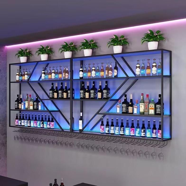 Estante de pared para vinos, e - Wine Beer Restaurant reseña y precio
