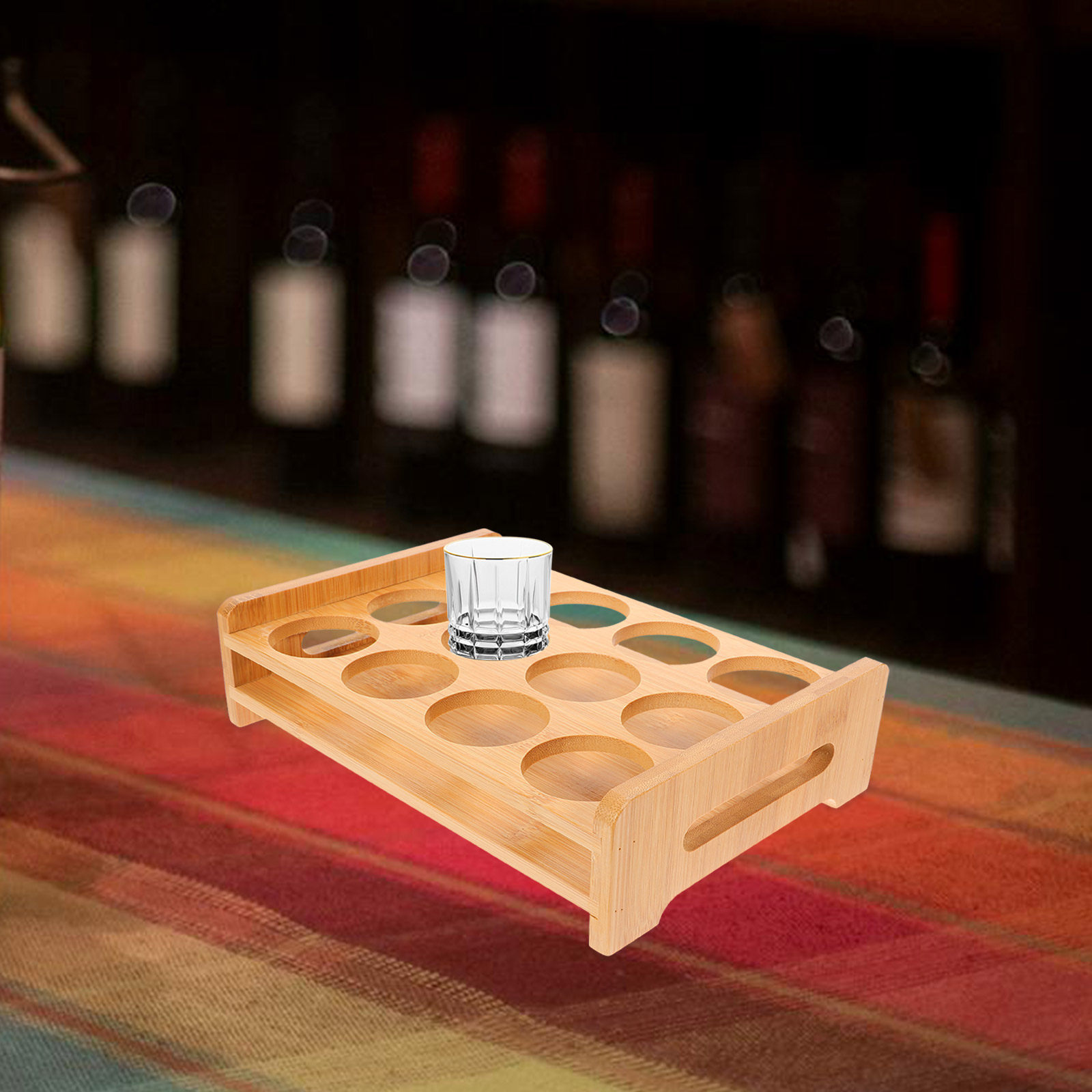 Soporte de Bambú para Vasos de - Wine Beer Glass reseña y precio