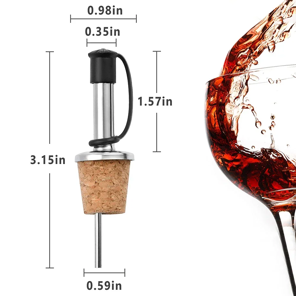 Vertedor de corcho de vino tin - Wine Beer Spirits reseña y precio