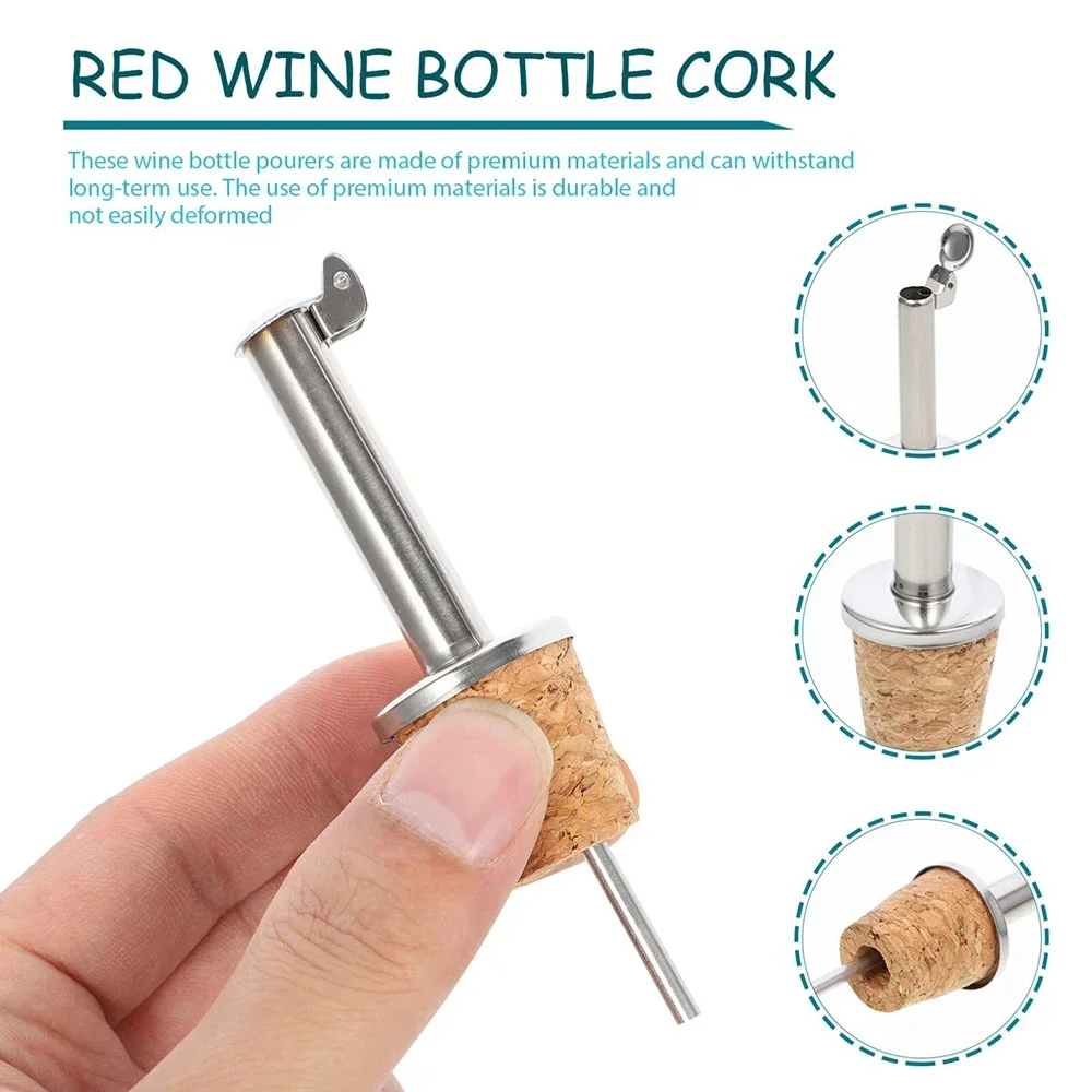 Vertedor de corcho de vino tin - Wine Beer Spirits reseña y precio
