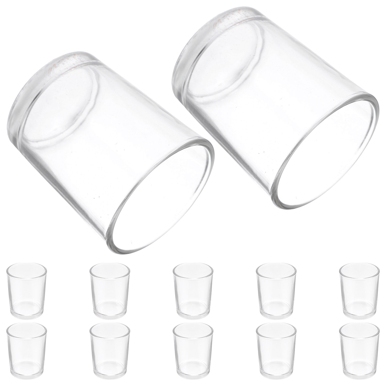 12 vasos pequeños de vidrio tr - Wine Beer Cocktail reseña y precio
