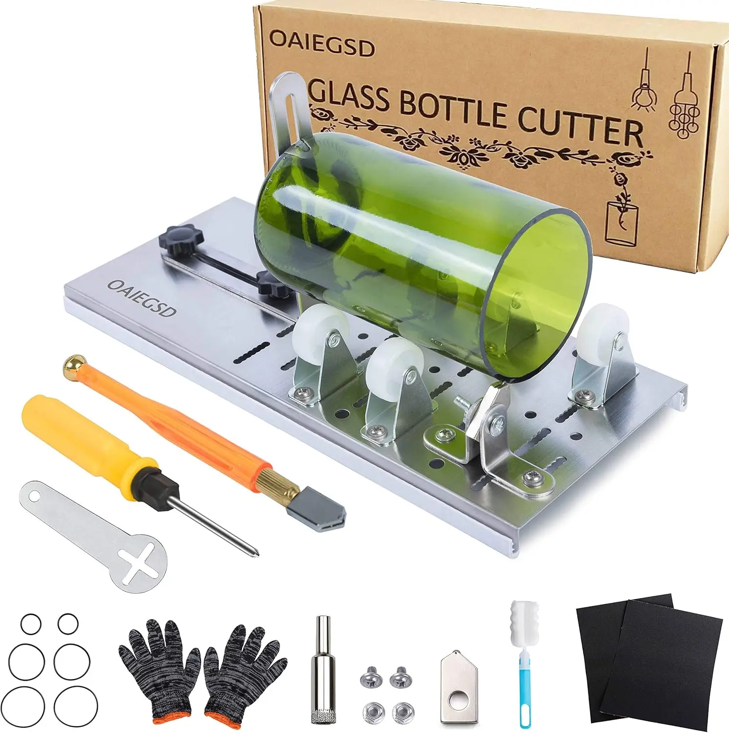 Cortador de botellas de vidrio - Beer Wine Kit reseña y precio
