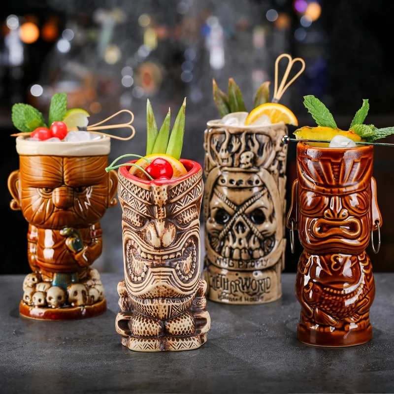 Taza de cerámica creativa, tót - Wine Beer Cocktail reseña y precio