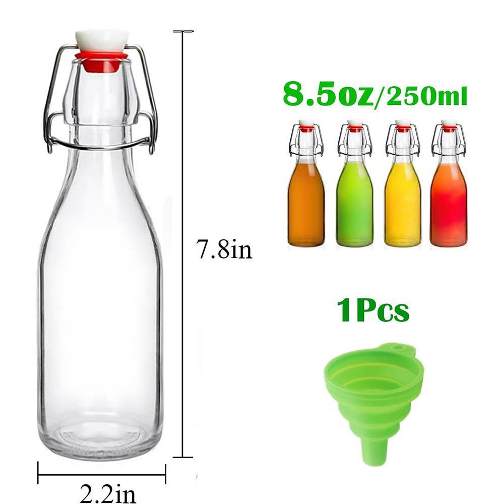 Botellas de Vidrio con Tapa Ab - Wine Beer Spirits reseña y precio