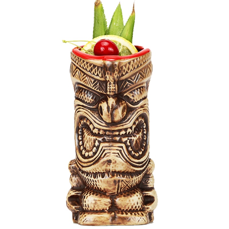 Taza de cóctel de tazas Tiki d - Wine Beer Cocktail reseña y precio