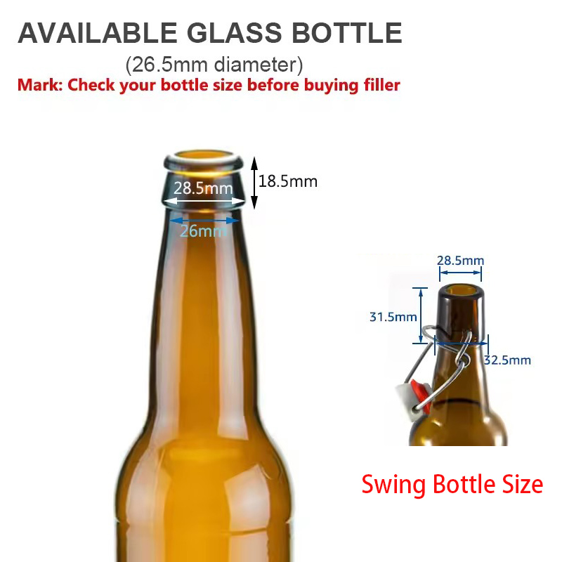 Relleno de botellas de cerveza - Wine Beer Spirits reseña y precio
