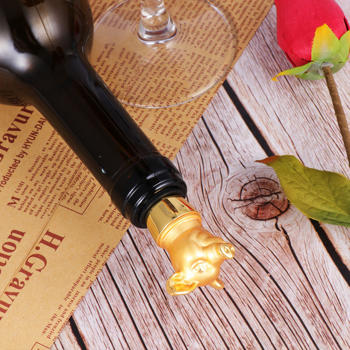 1 tapón de vino con forma de c - Wine Beer Restaurant reseña y precio